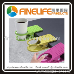 Hot promotional gifts colourful plastic cup holder clip