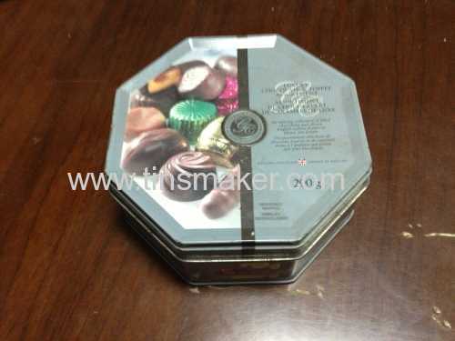 Biscuit storage tin container