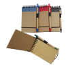 Top-selling promotional eco spiral notepad with ballpen