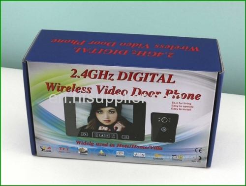 2014 newest Touch key 2.4GHz wireless 7  video doorbell