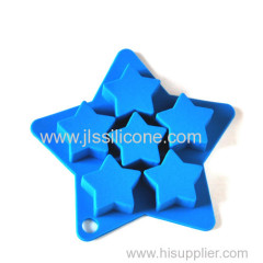 Mini Star shape silicone ice tube tray