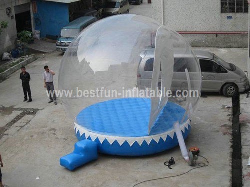 Factory direct sale inflatable snow globe tent