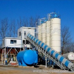 Concrete mixing batch plant