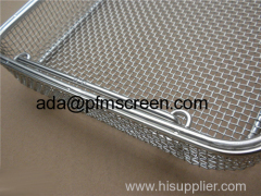 Stainless steel mesh basket / medical basket