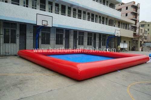 Inflatable square baby swimming pool