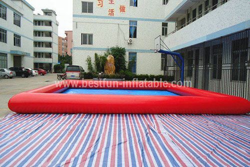 Inflatable square baby swimming pool