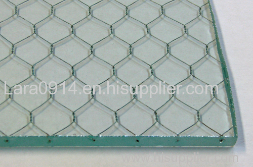 laminated  wired glass materials