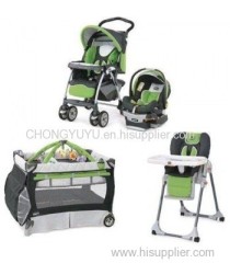 Chicco Matching Stroller System High Chair and Play Yard Combo