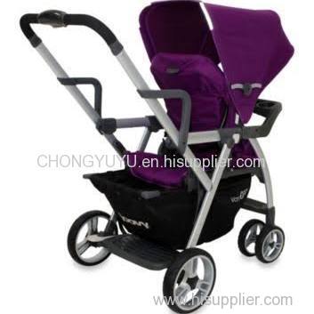 Joovy Caboose VaryLight Stand-On Tandem Stroller in Purpleness