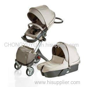 Stokke Xplory Newborn Stroller Carry Cot Beige
