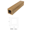 natural wood texture wpc railing/wpc post