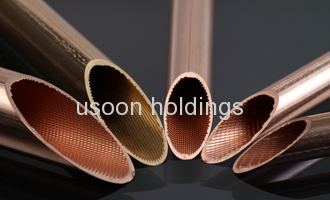 Inner grooved copper pipe