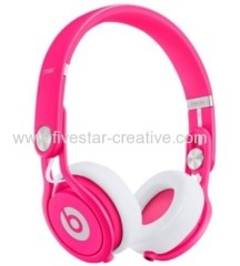Beats by Dr.Dre Mixr DJ On-Ear Headphones Neon Pink Limited Edition
