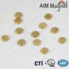 Gold Coating Neodymium Disc Magnet for Jewelry N50