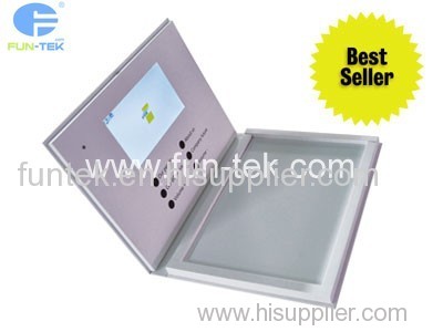 7-inch Video Packaging LCD Mounted Box with Light Sensor 2Gb