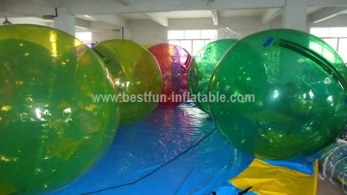 Bright color human sphere water ball