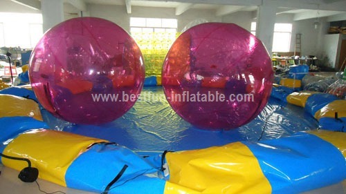 Bright color human sphere water ball