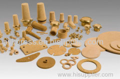 Sintered filter powder metallurgy parts