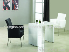 dining table high glossy white paint MDF