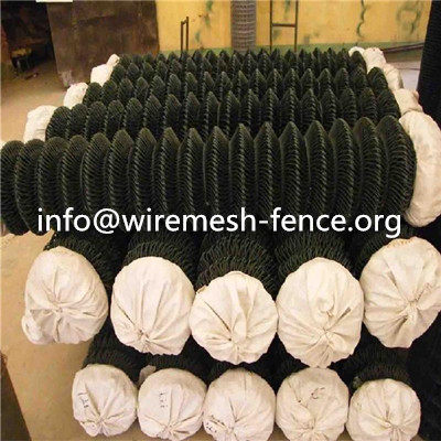 High quality cheap price 2'' hole galvanized and pvc coated chain link fence(proffessional factory)