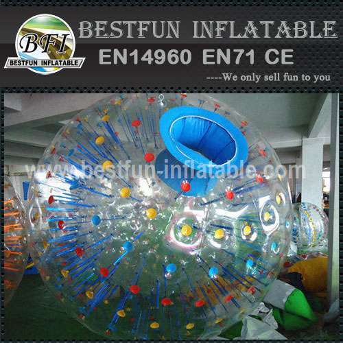Beautiful dots connection inflatable zorb ball