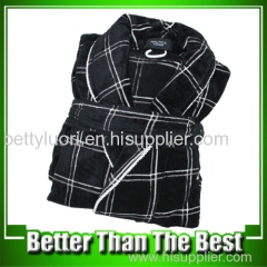 100% Cotton Velor Bathrobe For Men