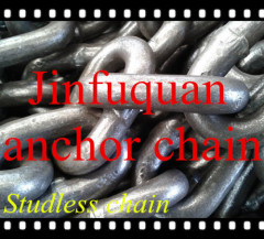 stud or studless link anchor chains for fishing