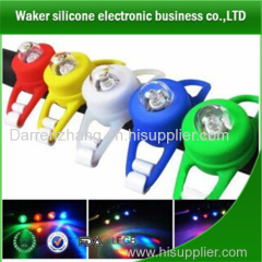 super bright mini silicone led bicycle light low power cycle light