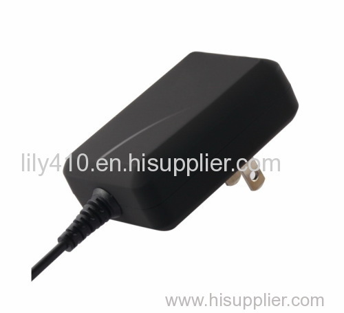 MFI Authorized High Quality US Travel Charger Adapater with Fixed cable