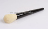 White Goat Hair Black Handle Blush Brush