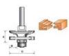 Reversible Stile & Rail Bit - Classical Copper Welding TCT Router Bit For Woodworking