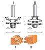 Micro-grain Carbide Tips Cassical Stile & Rail Set TCT Router Bit For Woodworking