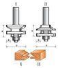 High Precision Micro grain Tungsten Carbide Stile &Rail Set TCT Router Bit For Woodworking