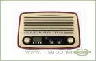 Multifunction Wooden Retro Radio Handmade Dual Alarm FM Clock Radio