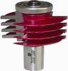Red OEM Spiral TCT Router Bits with Silver Welding for Woodworking