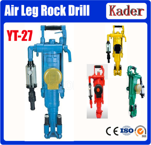 Air leg roll drill tool