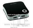 Black Portable Double USB Power Bank PSP / Camera / Smart Phone / Tablet