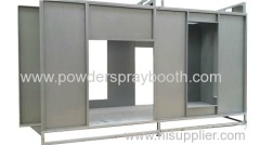 powder spray booth for powder coating