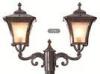 Aluminum Outdoor Pole Lamps Antique European Pillar Lighting IP65