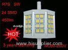 R7S 5W Light Bulb 24LED SMD5050 AC90-260V Warm White/ Pure white =50W Halogen Flood light