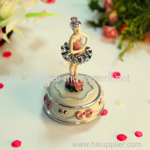 POLYRESIN BALLERINA MUSIC BOX