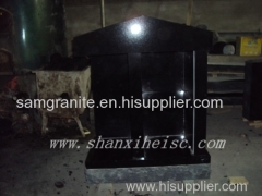 Shanxi black granite G 1405 tombstone