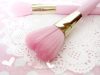 Hot Pink Heart Shape Makeup Blush Brush