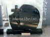 Perfect shanxi black granite G1401 tombstone
