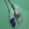 Lohmeier spo2 adapter cable rectangle 12 pins>>DB9A