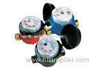 Plastic Domestic Water Meter Dry Dial Single Jet For Resident