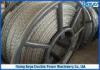 Anti twist 18 Strands Breakage load 372kN Braided Steel Wire Rope for Overhead Transmission Line 22m