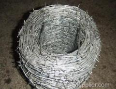 Electro Galvanized Barbed Iron Wire Fence