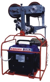 22 Ton hydraulic cable pulling winch puller equipment transmission line conductor tension wire cable stringing equipment