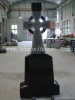 The high quality Shanxi black granite G 1405 tombstone